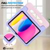 ProCase Kids Case for iPad A16 11th Generation 2025/iPad 10th Generation 2022 with Pencil Holder, iPad 11/10 Case Shockproof Lightweight Cover with Stand Convertible Handle for Children -Magenta(PurplePink)