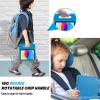 ProCase Kids Case for iPad A16 11th Generation 2025/iPad 10th Generation 2022 with Pencil Holder, iPad 11/10 Case Shockproof Lightweight Cover with Stand Convertible Handle for Children -Magenta(Blue)
