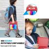 ProCase Kids Case for iPad A16 11th Generation 2025/iPad 10th Generation 2022 with Pencil Holder, iPad 11/10 Case Shockproof Lightweight Cover with Stand Convertible Handle for Children -Magenta(Red)