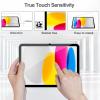 ProCase Screen Protector for iPad A16 2025 11th/10th 2022 Generation (11-inch/10.9), 2 Tempered Glass Films with 2 Camera Lens Protectors -Blue(Glitter Silver)
