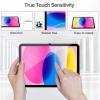 ProCase Screen Protector for iPad A16 2025 11th/10th 2022 Generation (11-inch/10.9), 2 Tempered Glass Films with 2 Camera Lens Protectors -Blue(Pink)