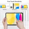 ProCase Screen Protector for iPad A16 2025 11th/10th 2022 Generation (11-inch/10.9), 2 Tempered Glass Films with 2 Camera Lens Protectors -Blue(Yellow)