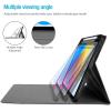 ProCase for iPad 11th (A16) 11-inch 2025 / 10th Generation Case with Keyboard 10.9 inch 2022, PU Leather Case with Magnetically Detachable Wireless Keyboard -Black(Black)