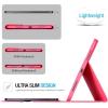 ProCase for iPad 11th (A16) 11-inch 2025 / 10th Generation Case with Keyboard 10.9 inch 2022, PU Leather Case with Magnetically Detachable Wireless Keyboard -Black(Pink)