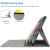 ProCase for iPad 11th (A16) 11-inch 2025 / 10th Generation Case with Keyboard 10.9 inch 2022, PU Leather Case with Magnetically Detachable Wireless Keyboard -Black(Skyblue)