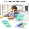 ProCase for iPad 11th Generation A16 2025/iPad 10th Generation Case 10.9 Inch 2022, Heavy Duty Shockproof Rugged Cover with Hand Strap 360 Degree Rotatable Kickstand Protective for iPad 11/10 -Orange(Mint)