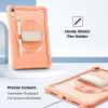 ProCase for iPad 11th Generation A16 2025/iPad 10th Generation Case 10.9 Inch 2022, Heavy Duty Shockproof Rugged Cover with Hand Strap 360 Degree Rotatable Kickstand Protective for iPad 11/10 -Orange(Orange)