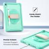 ProCase for iPad 11th Generation A16 2025/iPad 10th Generation Case 10.9 Inch 2022, Heavy Duty Shockproof Rugged Cover with Hand Strap 360 Degree Rotatable Kickstand Protective for iPad 11/10 -Orange(Mint)