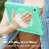 ProCase for iPad 11th Generation A16 2025/iPad 10th Generation Case 10.9 Inch 2022, Heavy Duty Shockproof Rugged Cover with Hand Strap 360 Degree Rotatable Kickstand Protective for iPad 11/10 -Orange(Mint)