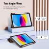 ProCase for iPad (A16) 11th Generation 11 Inch 2025/ iPad 10th Generation 10.9 Inch 2022 Case with Pencil Holder, Hybrid Cover with Soft TPU Back, Supports Touch ID, Auto Wake/Sleep -SkyBlue(Brown)