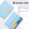 ProCase for iPad (A16) 11th Generation 11 Inch 2025/ iPad 10th Generation 10.9 Inch 2022 Case with Pencil Holder, Hybrid Cover with Soft TPU Back, Supports Touch ID, Auto Wake/Sleep -SkyBlue(Skyblue)