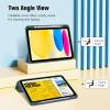 ProCase for iPad (A16) 11th Generation 11 Inch 2025/ iPad 10th Generation 10.9 Inch 2022 Case with Pencil Holder, Hybrid Cover with Soft TPU Back, Supports Touch ID, Auto Wake/Sleep -SkyBlue(Green)