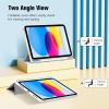 ProCase for iPad (A16) 11th Generation 11 Inch 2025/ iPad 10th Generation 10.9 Inch 2022 Case with Pencil Holder, Hybrid Cover with Soft TPU Back, Supports Touch ID, Auto Wake/Sleep -SkyBlue(Silver)