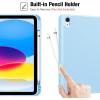 ProCase for iPad (A16) 11th Generation 11 Inch 2025/ iPad 10th Generation 10.9 Inch 2022 Case with Pencil Holder, Hybrid Cover with Soft TPU Back, Supports Touch ID, Auto Wake/Sleep -SkyBlue(Skyblue)