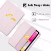 ProCase for iPad (A16) 11th Generation 11 Inch 2025/ iPad 10th Generation 10.9 Inch 2022 Case with Pencil Holder, Hybrid Cover with Soft TPU Back, Supports Touch ID, Auto Wake/Sleep -SkyBlue(Lightpink)