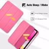 ProCase for iPad (A16) 11th Generation 11 Inch 2025/ iPad 10th Generation 10.9 Inch 2022 Case with Pencil Holder, Hybrid Cover with Soft TPU Back, Supports Touch ID, Auto Wake/Sleep -SkyBlue(Pink)