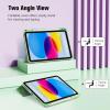 ProCase for iPad (A16) 11th Generation 11 Inch 2025/ iPad 10th Generation 10.9 Inch 2022 Case with Pencil Holder, Hybrid Cover with Soft TPU Back, Supports Touch ID, Auto Wake/Sleep -SkyBlue(Matchagreen)