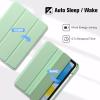 ProCase for iPad (A16) 11th Generation 11 Inch 2025/ iPad 10th Generation 10.9 Inch 2022 Case with Pencil Holder, Hybrid Cover with Soft TPU Back, Supports Touch ID, Auto Wake/Sleep -SkyBlue(Matchagreen)