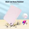 ProCase for iPad (A16) 11th Generation 11 Inch 2025/ iPad 10th Generation 10.9 Inch 2022 Case with Pencil Holder, Hybrid Cover with Soft TPU Back, Supports Touch ID, Auto Wake/Sleep -SkyBlue(Lightpink)