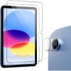 ProCase 2+3 Pack Tempered Screen Protector for iPad (A16) 11th 2025 / iPad 10th Generation with Camera Lens Protector, Protective Glass Film Guard for iPad 11″/10.9″ 2025/2022(2)