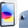 ProCase 2+3 Pack Tempered Screen Protector for iPad (A16) 11th 2025 / iPad 10th Generation with Camera Lens Protector, Protective Glass Film Guard for iPad 11″/10.9″ 2025/2022(3)