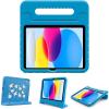ProCase Kids Case for iPad A16 11th Generation 2025/iPad 10th Generation 2022 with Pencil Holder, iPad 11/10 Case Shockproof Lightweight Cover with Stand Convertible Handle for Children -Magenta(Unicornblue)