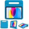 ProCase Kids Case for iPad A16 11th Generation 2025/iPad 10th Generation 2022 with Pencil Holder, iPad 11/10 Case Shockproof Lightweight Cover with Stand Convertible Handle for Children -Magenta(Blue)