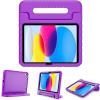 ProCase Kids Case for iPad A16 11th Generation 2025/iPad 10th Generation 2022 with Pencil Holder, iPad 11/10 Case Shockproof Lightweight Cover with Stand Convertible Handle for Children -Magenta(Purple)
