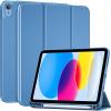 ProCase for iPad (A16) 11th Generation 11 Inch 2025/ iPad 10th Generation 10.9 Inch 2022 Case with Pencil Holder, Hybrid Cover with Soft TPU Back, Supports Touch ID, Auto Wake/Sleep -SkyBlue(Blue)