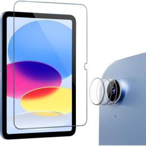 ProCase 2+3 Pack Tempered Screen Protector for iPad (A16) 11th 2025 / iPad 10th Generation with Camera Lens Protector, Protective Glass Film Guard for iPad 11″/10.9″ 2025/2022(1)