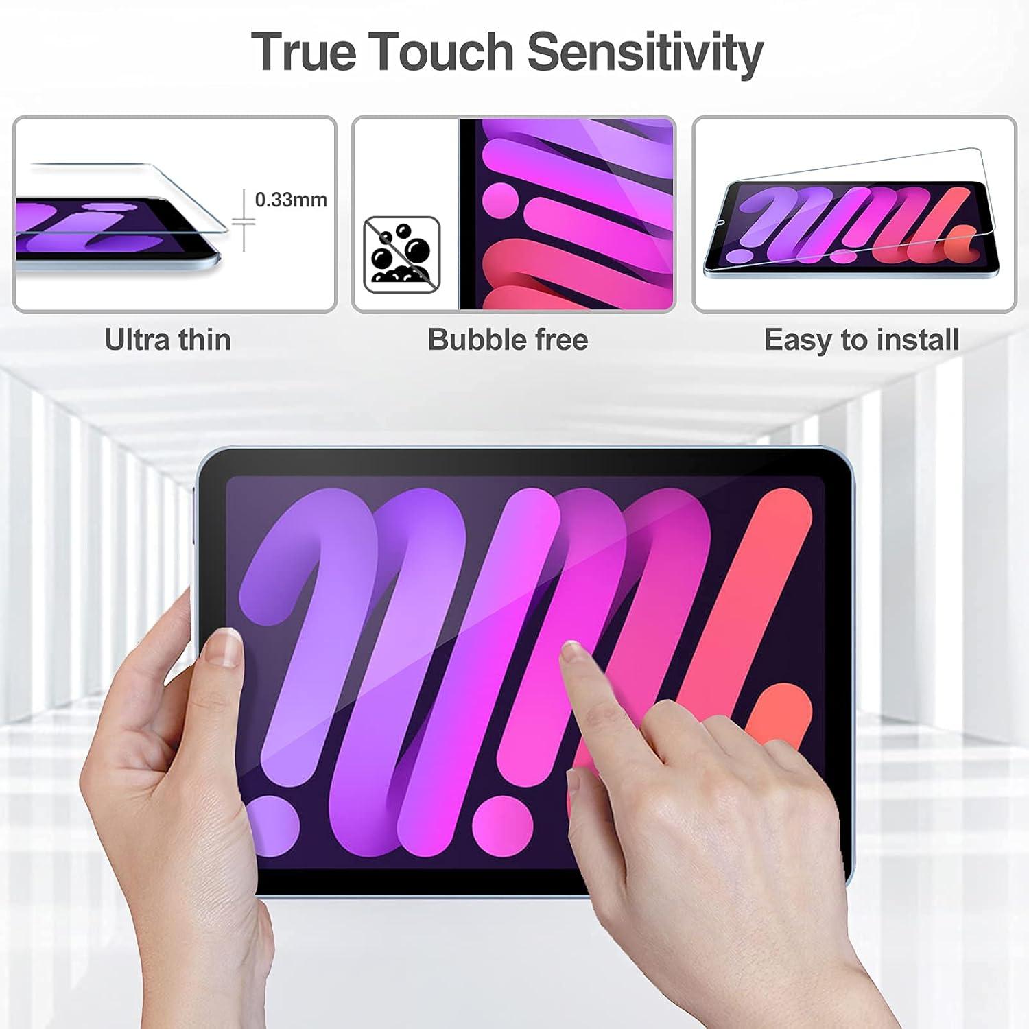 image:imageProCase 2 Pack Screen Protector for iPad Mini 7 A17 Pro 2024 amp Mini 6 2021 83 inch Tempered Glass for iPad Mini 7th6th Generation A2993 A2995 A2996 Case Friendly Clear2 Pack