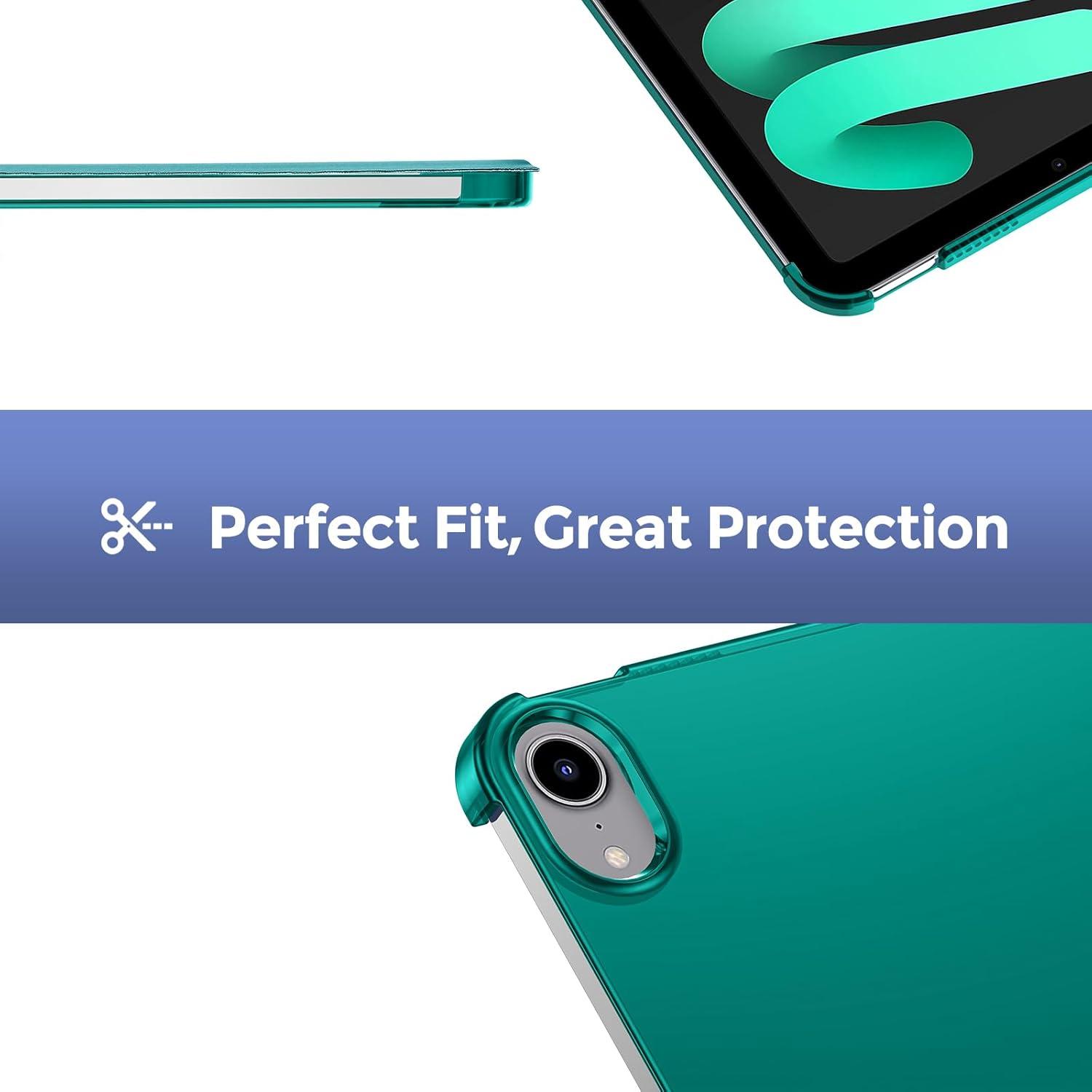image:imageProCase Smart Case for iPad mini 7 A17 Pro 2024iPad Mini 6 2021 83 Inch iPad mini 7th6th Gen Case Hard Back Cover for iPad mini 83 7th Gen A2995A2996A29936th Gen A2567 A2568 A2569 NavyGreen