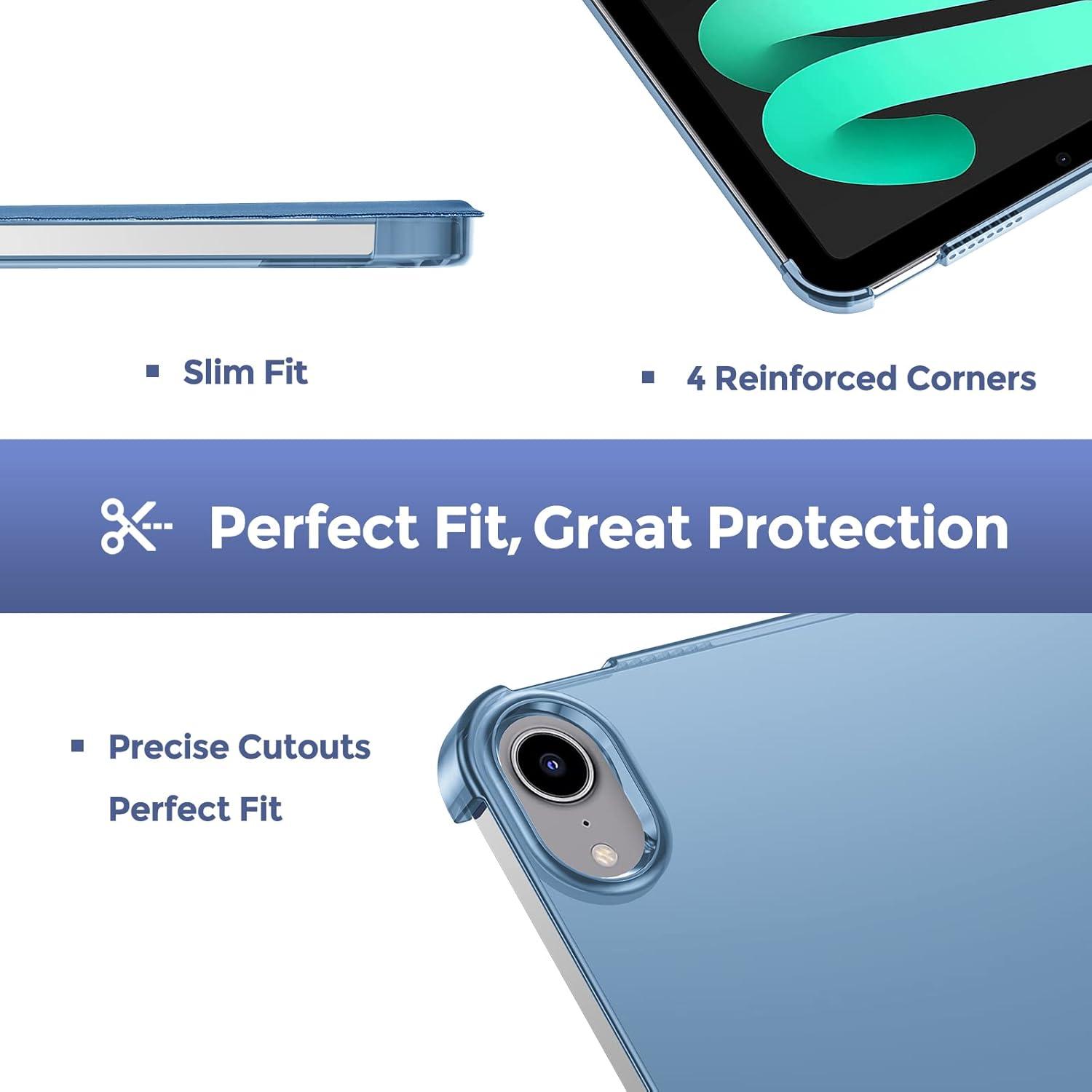 image:imageProCase Smart Case for iPad mini 7 A17 Pro 2024iPad Mini 6 2021 83 Inch iPad mini 7th6th Gen Case Hard Back Cover for iPad mini 83 7th Gen A2995A2996A29936th Gen A2567 A2568 A2569 NavyBlue