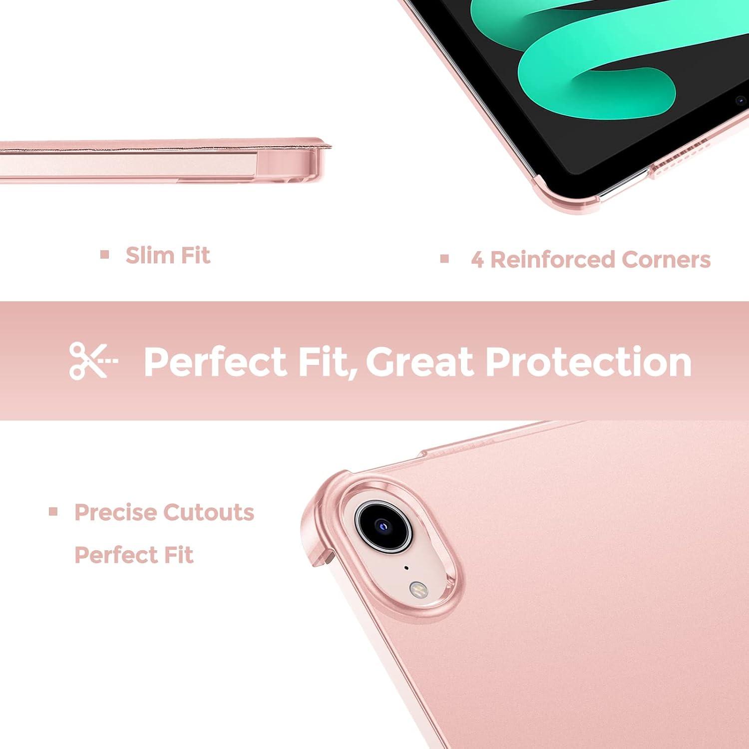 image:imageProCase Smart Case for iPad mini 7 A17 Pro 2024iPad Mini 6 2021 83 Inch iPad mini 7th6th Gen Case Hard Back Cover for iPad mini 83 7th Gen A2995A2996A29936th Gen A2567 A2568 A2569 NavyPink