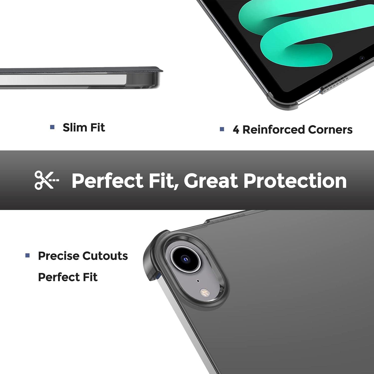 image:imageProCase Smart Case for iPad mini 7 A17 Pro 2024iPad Mini 6 2021 83 Inch iPad mini 7th6th Gen Case Hard Back Cover for iPad mini 83 7th Gen A2995A2996A29936th Gen A2567 A2568 A2569 NavyGrey