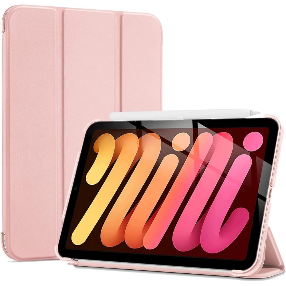 image:imageProCase Smart Case for iPad mini 7 A17 Pro 2024iPad Mini 6 2021 83 Inch iPad mini 7th6th Gen Case Hard Back Cover for iPad mini 83 7th Gen A2995A2996A29936th Gen A2567 A2568 A2569 NavyPink