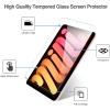 ProCase 2 Pack Screen Protector for iPad Mini 7th(A17 Pro) 2024/Mini 6th Generation 8.3″ 2021 + 2 Pack Camera Lens Protector Matching iPad Colors, Tempered Glass Film for Mini 7 6 8.3 Inch -Purple(Pink)