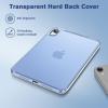 ProCase Clear Case for iPad mini 7th(A17 Pro) 2024 / Mini 6th Generation 8.3″ 2021, Slim Light Transparent Anti-Yellow Back Cover for iPad mini 7 6 8.3 Inch -Cleargrey(Clearnavy)