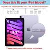 ProCase Clear Case for iPad mini 7th(A17 Pro) 2024 / Mini 6th Generation 8.3″ 2021, Slim Light Transparent Anti-Yellow Back Cover for iPad mini 7 6 8.3 Inch -Cleargrey(Clear)