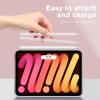 ProCase Clear Case for iPad mini 7th(A17 Pro) 2024 / Mini 6th Generation 8.3″ 2021, Slim Light Transparent Anti-Yellow Back Cover for iPad mini 7 6 8.3 Inch -Cleargrey(Clearpink)