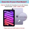 ProCase Clear Case for iPad mini 7th(A17 Pro) 2024 / Mini 6th Generation 8.3″ 2021, Slim Light Transparent Anti-Yellow Back Cover for iPad mini 7 6 8.3 Inch -Cleargrey(Clearpink)