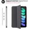 ProCase Smart Case for iPad mini 7 A17 Pro 2024/iPad Mini 6 2021 8.3 Inch iPad mini 7th/6th Gen Case, Hard Back Cover for iPad mini 8.3″ 7th Gen A2995/A2996/A2993/6th Gen A2567 A2568 A2569 -Navy(Grey)