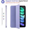 ProCase Smart Case for iPad mini 7 A17 Pro 2024/iPad Mini 6 2021 8.3 Inch iPad mini 7th/6th Gen Case, Hard Back Cover for iPad mini 8.3″ 7th Gen A2995/A2996/A2993/6th Gen A2567 A2568 A2569 -Navy(Lightpurple)