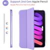 ProCase Smart Case for iPad mini 7 A17 Pro 2024/iPad Mini 6 2021 8.3 Inch iPad mini 7th/6th Gen Case, Hard Back Cover for iPad mini 8.3″ 7th Gen A2995/A2996/A2993/6th Gen A2567 A2568 A2569 -Navy(Purple)