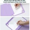 ProCase Smart Case for iPad mini 7th(A17 Pro) 2024 / Mini 6th Generation 8.3″ 2021, Protective Cover with Pencil Holder for iPad mini 7 6 8.3 Inch (A2993 A2995 A2567 A2568 A2569) -Navy(Purple)