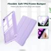 ProCase Smart Case for iPad mini 7th(A17 Pro) 2024 / Mini 6th Generation 8.3″ 2021, Protective Cover with Pencil Holder for iPad mini 7 6 8.3 Inch (A2993 A2995 A2567 A2568 A2569) -Navy(Purple)