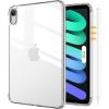 ProCase Clear Case for iPad mini 7th(A17 Pro) 2024 / Mini 6th Generation 8.3″ 2021, Slim Light Transparent Anti-Yellow Back Cover for iPad mini 7 6 8.3 Inch -Cleargrey(Clear)