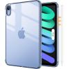 ProCase Clear Case for iPad mini 7th(A17 Pro) 2024 / Mini 6th Generation 8.3″ 2021, Slim Light Transparent Anti-Yellow Back Cover for iPad mini 7 6 8.3 Inch -Cleargrey(Clearnavy)