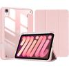 ProCase Smart Case for iPad mini 7th(A17 Pro) 2024 / Mini 6th Generation 8.3″ 2021, Protective Cover with Pencil Holder for iPad mini 7 6 8.3 Inch (A2993 A2995 A2567 A2568 A2569) -Navy(Pink)