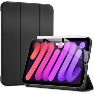 ProCase Smart Case for iPad mini 7 A17 Pro 2024/iPad Mini 6 2021 8.3 Inch iPad mini 7th/6th Gen Case, Hard Back Cover for iPad mini 8.3″ 7th Gen A2995/A2996/A2993/6th Gen A2567 A2568 A2569 -Navy(Black)